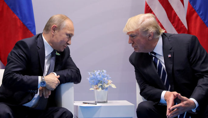 Владимир Путин и Дональд Трамп