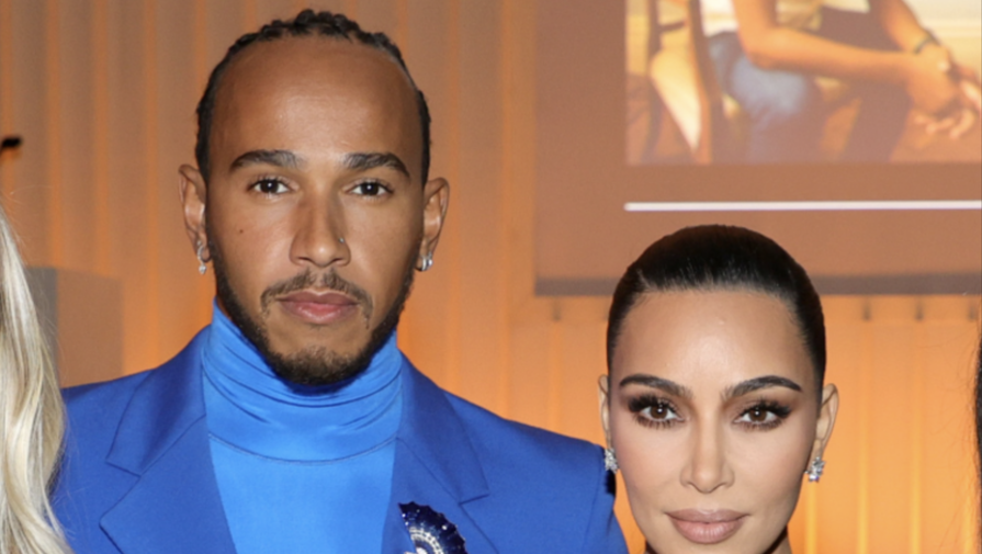 Модель Ким Кардашьян ходила на свидание с автогонщиком Льюисом Хэмилтоном