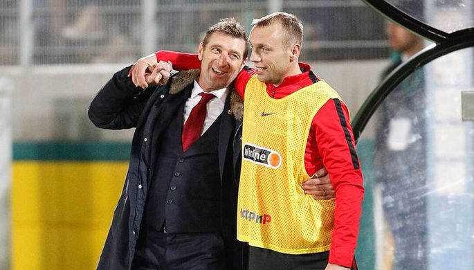 Массимо Каррера и Денис Глушаков