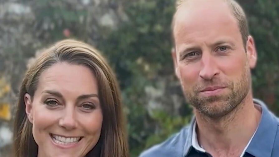 Принц Уильям с щетиной записал видео с принцессой Кейт Миддлтон
