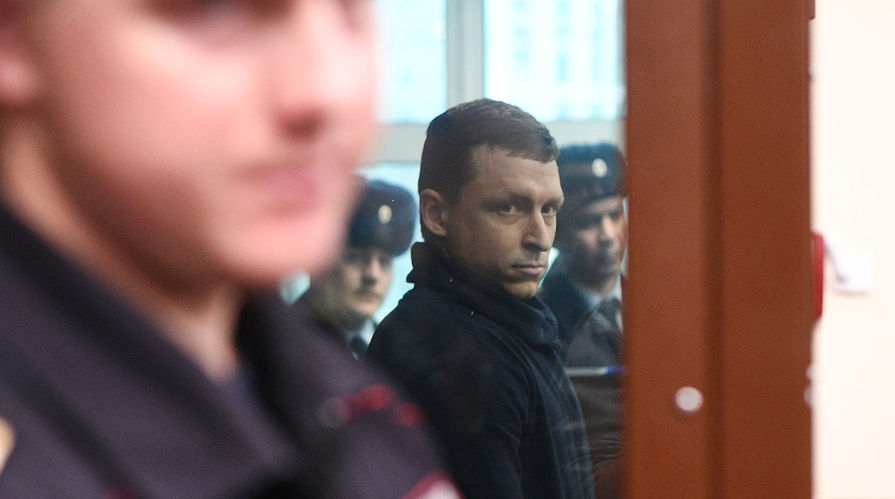 Футболист Павел Мамаев на заседании Тверского районного суда Москвы, 5 декабря 2018 года