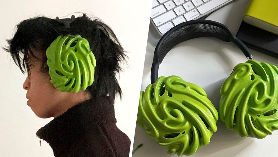 Дизайнер представил наушники AirPods Max в стиле обуви Crocs