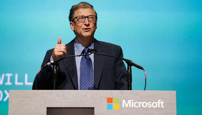 Билл Гейтс на собрании акционеров Microsoft в Белвью штат Вашингтон 2013 год