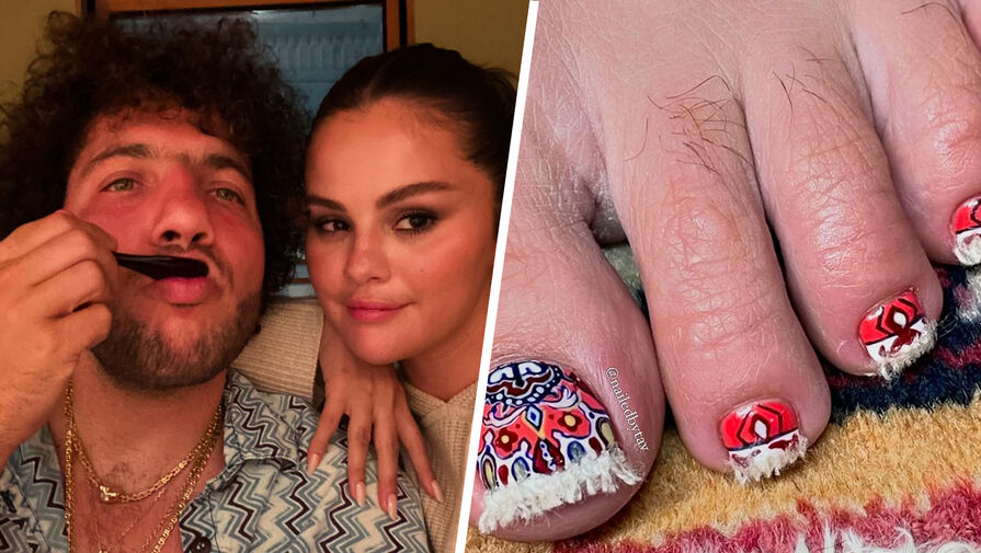 Возлюбленный Селены Гомес Бенни Бланко сделал педикюр в стиле персидского ковра