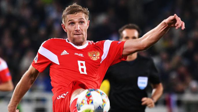 Юрий Газинский в составе сборной России
