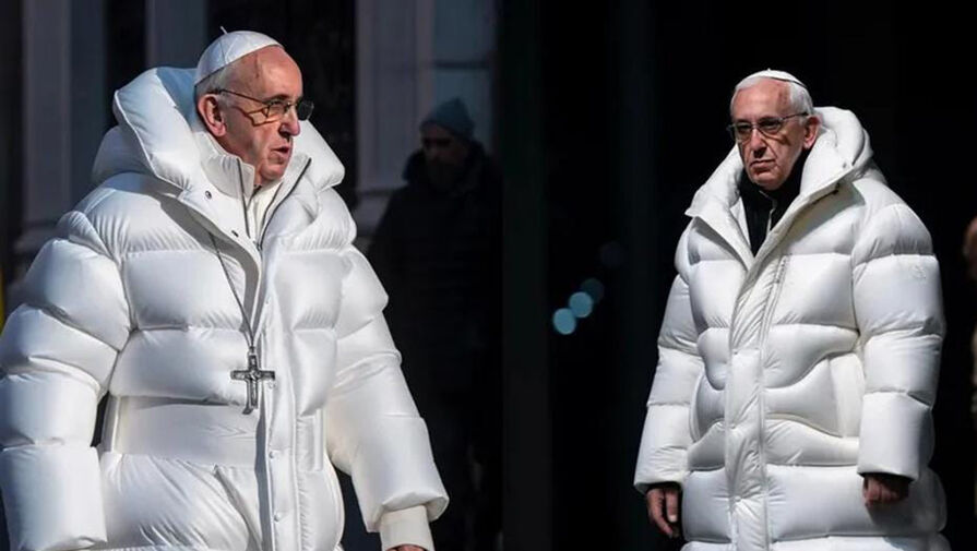 Завирусившаяся фотография папы Римского в стильном пуховике оказалась фейком