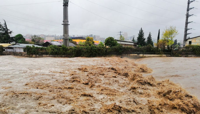 Река Сочи, 25 октября 2018 года