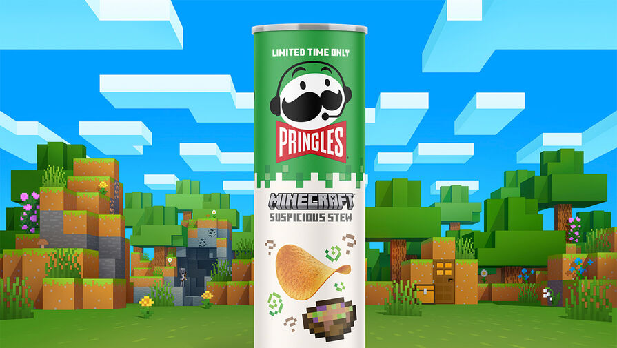 Представлены чипсы со вкусом подозрительного супа для фанатов Minecraft