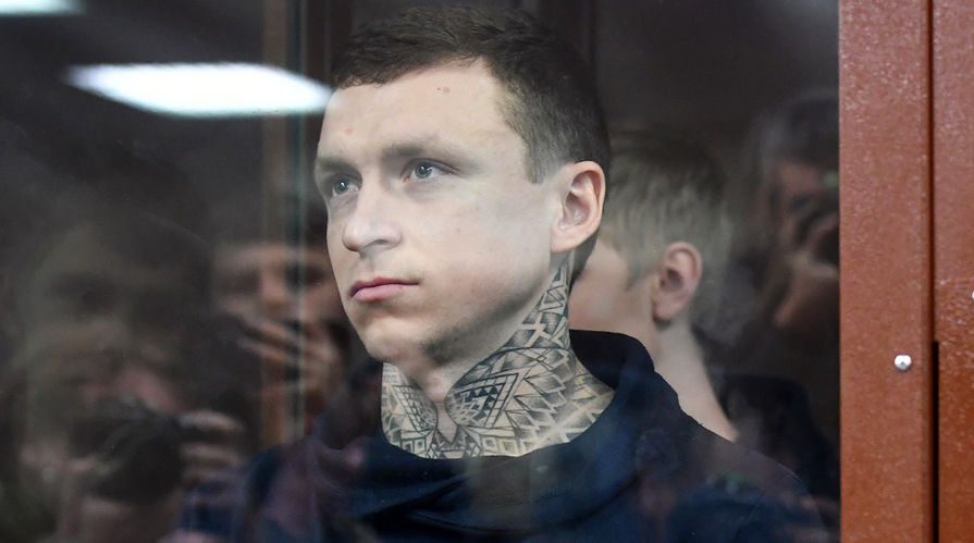Футболист Павел Мамаев на заседании Тверского районного суда Москвы, 5 декабря 2018 года