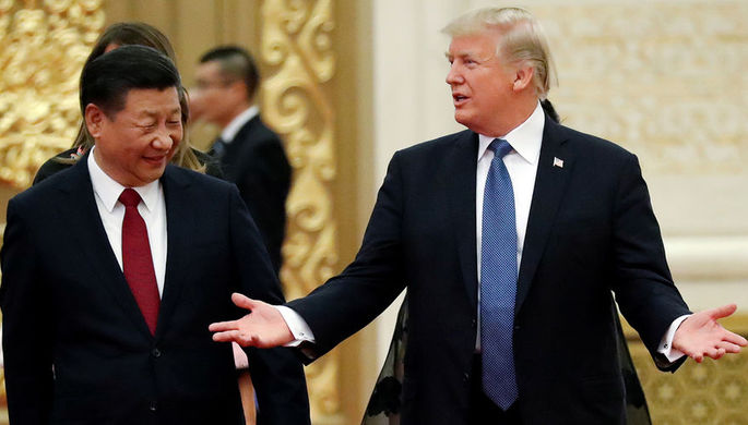 Си Цзиньпин и Дональд Трамп