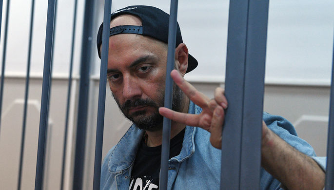 Кирилл Серебренников на заседании Басманного суда в Москве, 23 августа 2017 года