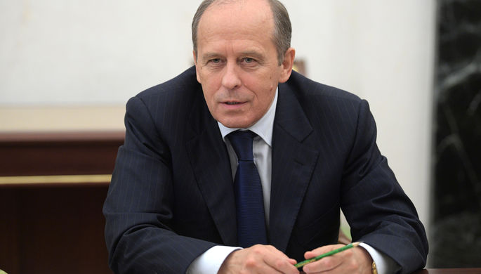 Директор ФСБ России Александр Бортников на совещании президента Владимира Путина с постоянными...