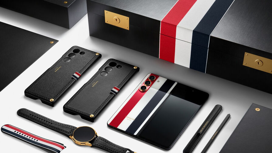 Samsung представила люксовый смартфон Galaxy Z Fold 5 и часы Thom Browne Edition