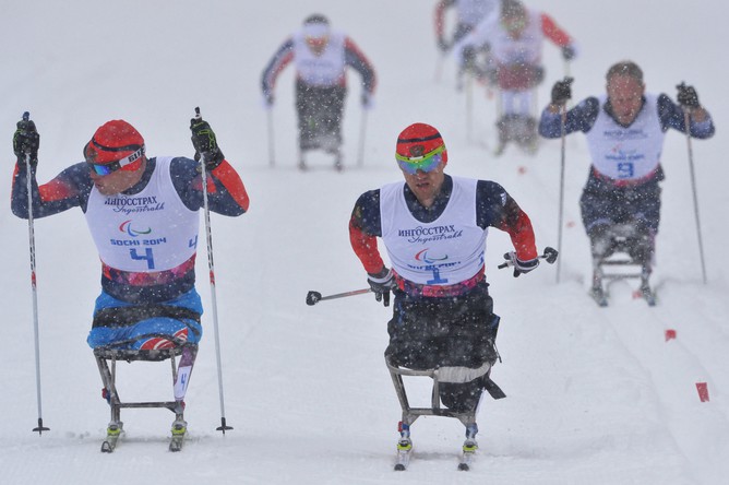 Лыжные гонки на Паралимпиаде-2014 в Сочи продолжились эстафетами