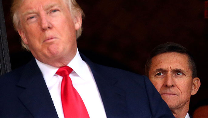 Дональд Трамп и Майкл Флинн