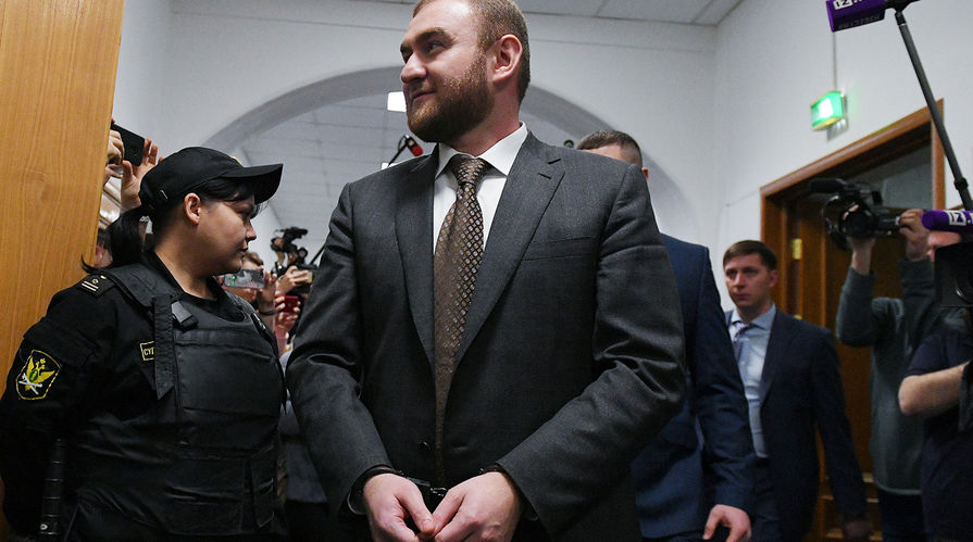 Сенатор Рауф Арашуков в Басманном суде, 30 января 2019 года