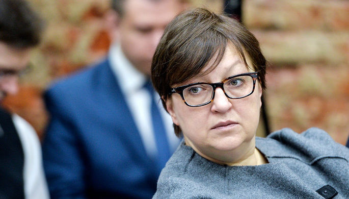 Гендиректор портала Meduza.io Галина Тимченко на заседании дискуссионного клуба, посвященного...