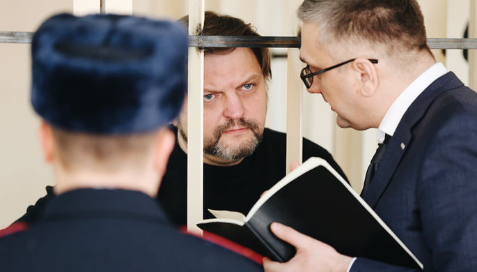Экс-губернатор Кировской области Никита Белых перед оглашением приговора в Пресненском суде Москвы...