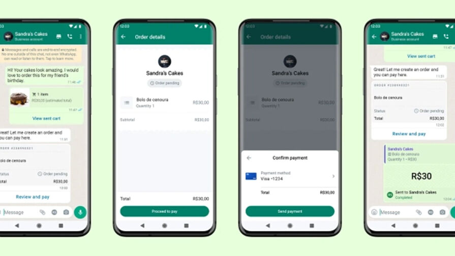 Бразильским пользователям WhatsApp разрешили оплачивать покупки прямо в мессенджере