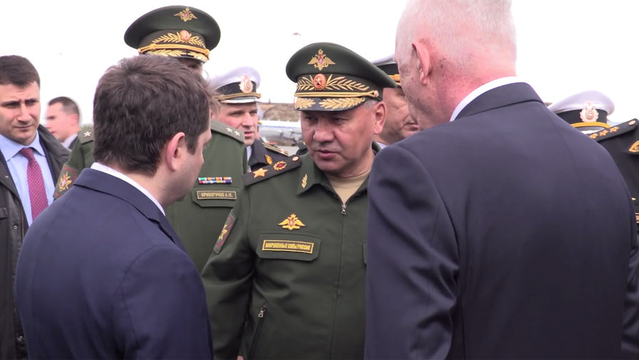 Сергея Шойгу в Североморске, 3 июля 2019 года