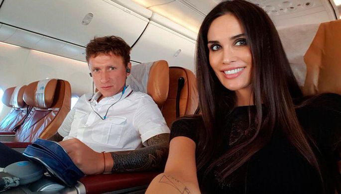 Павел Мамаев и его жена Алана