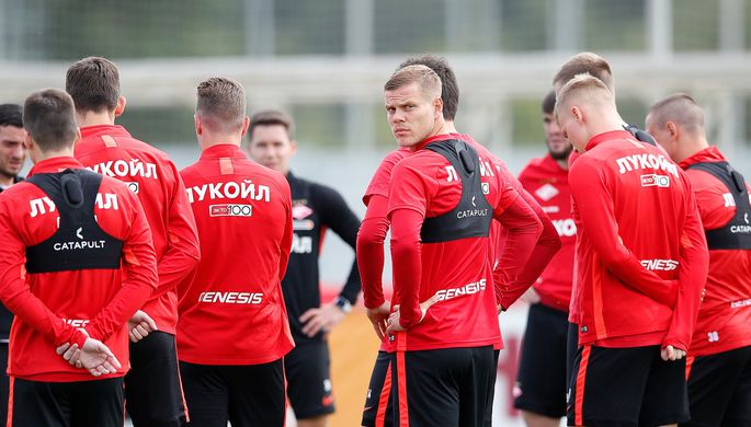 Нападающий «Спартака» Александр Кокорин