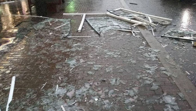 Последствия ураганного ветра в Москве, 21 апреля 2018