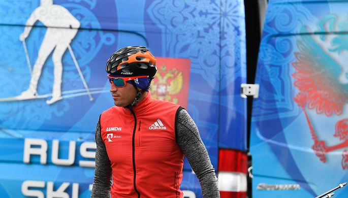 Российский лыжник Александр Легков
