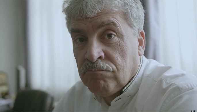 Павел Грудинин сдержал слово и сбрил усы, 24 марта 2018 года