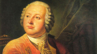 М.В. Ломоносов. Фрагмент работы Георга Каспара фон Преннера, 1787 год