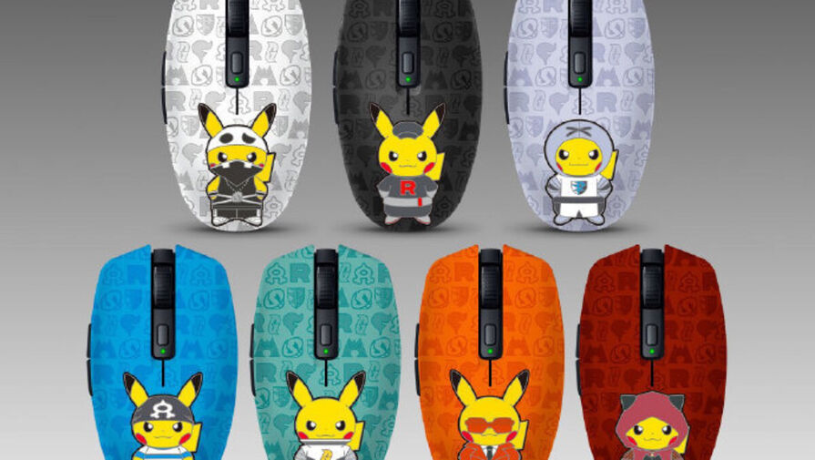 Компания Razer представила мышки Orochi V2 в стиле Pokemon