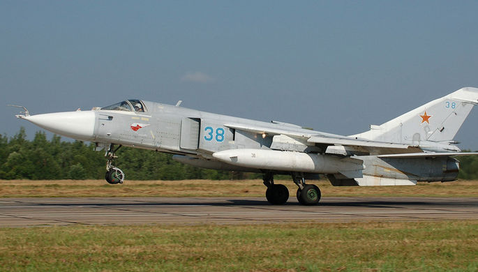 Фронтовой бомбардировщик Су-24