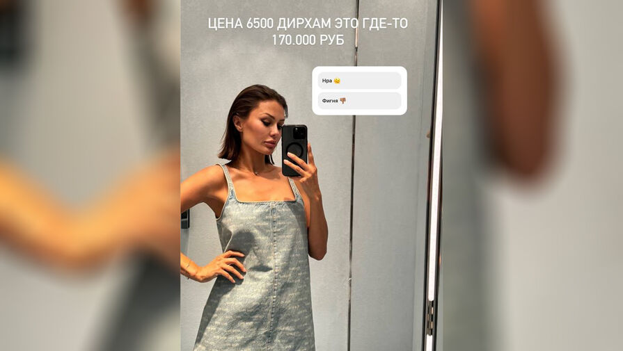 Модель Виктория Боня снялась в платье за 170 тысяч рублей