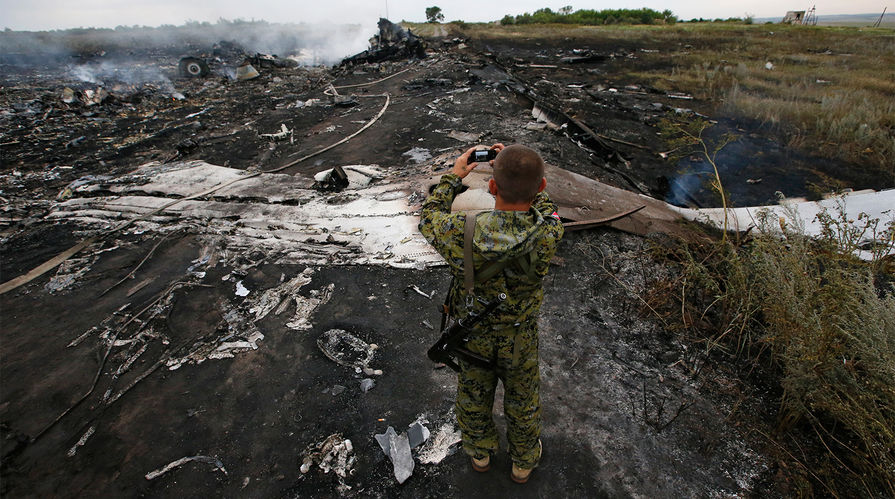 Село Грабово. Место крушения Boeing 777 (рейс MH17), 17 июля 2014 года