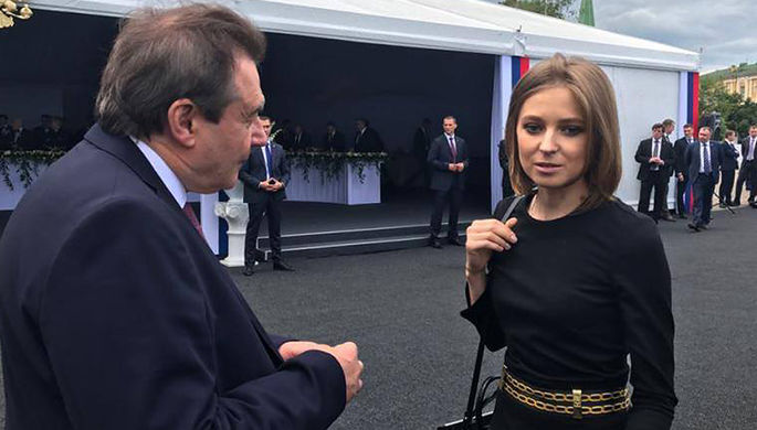 Режиссер Алексей Учитель и депутат Госдумы Наталья Поклонская