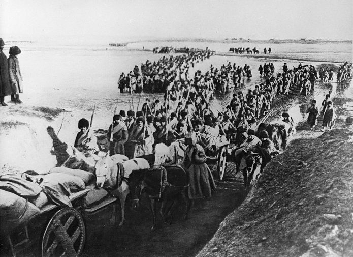 Русско-японская война 1904-1905 гг. за контроль над Маньчжурией и Кореей.