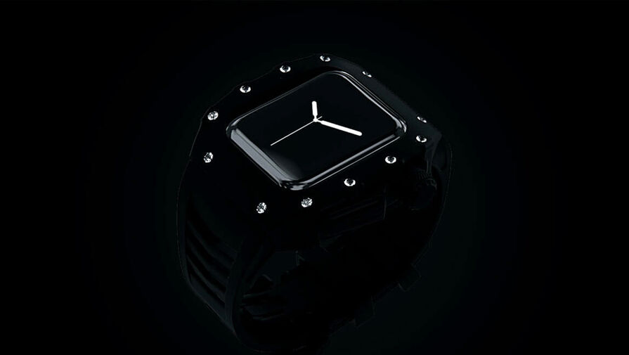 Компания Caviar сделала чехол для Apple Watch из самого черного материала за 300 тыс. руб.