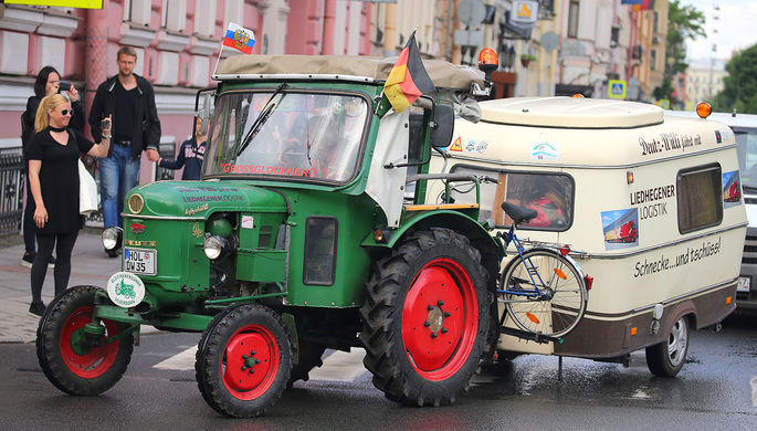 Раритетный трактор Deutz 1961 года выпуска по кличке «Роберте», на котором 81-летний...