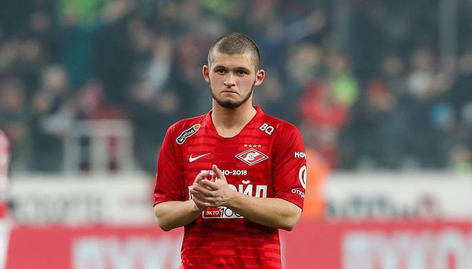 Хавбек «Спартака» Аяз Гулиев