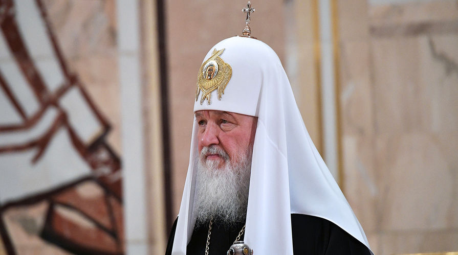 Патриарх Московский и всея Руси Кирилл на заседании Архиерейского собора Русской православной церкви в храме Христа Спасителя, 1 декабря 2017 года