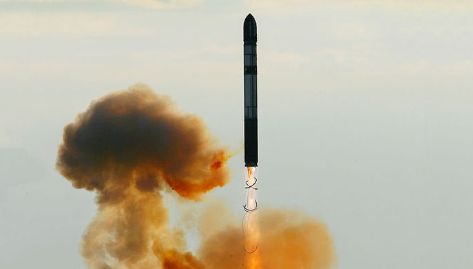 Запуск ракеты РС-20 («Воевода»), 2007 год