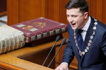 Владимир Зеленский во время инаугурации, 20 мая 2019 года