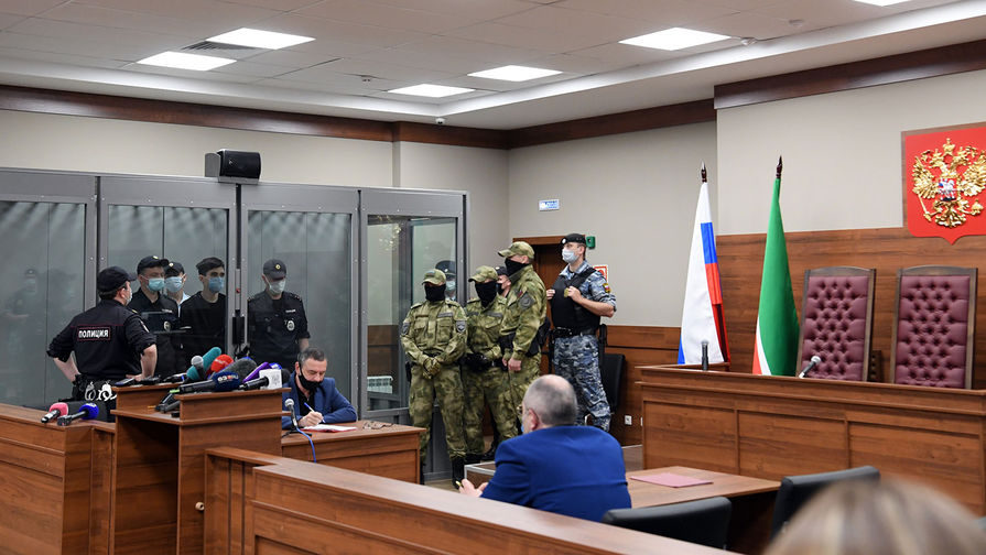  Ильназ Галявиев в зале заседаний Советского районного суда Казани, 12 мая 2021 года 