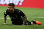 Игрок ФК «Краснодар» Фёдор Смолов в матче 23-го тура чемпионата России по футболу среди клубов Премьер-лиги, 2018 год