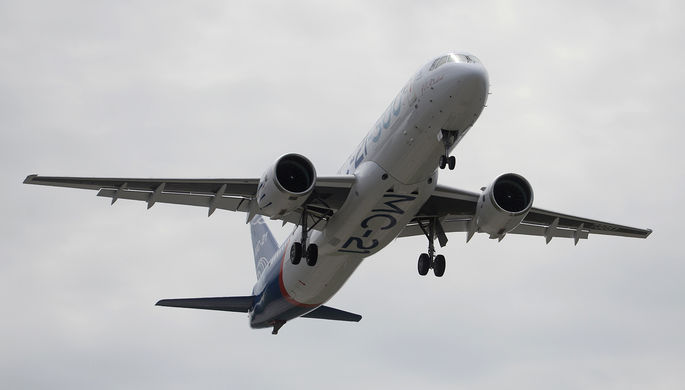 Первый полет нового российского пассажирского самолета МС-21, 27 мая 2017 года