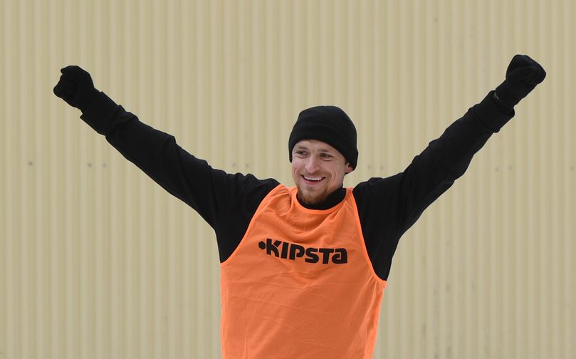 Павел Мамаев на матче СИЗО