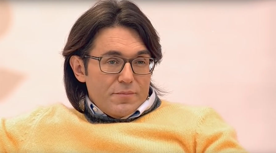 Андрей Малахов в студии программы "Судьба человека" с Борисом Корчевниковым, кадр из видео