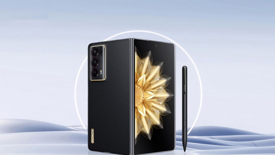 GSMArena: компания Honor показала складной смартфон Magic V2 с большим экраном
