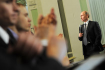Putin met with his observers and called them gladiators