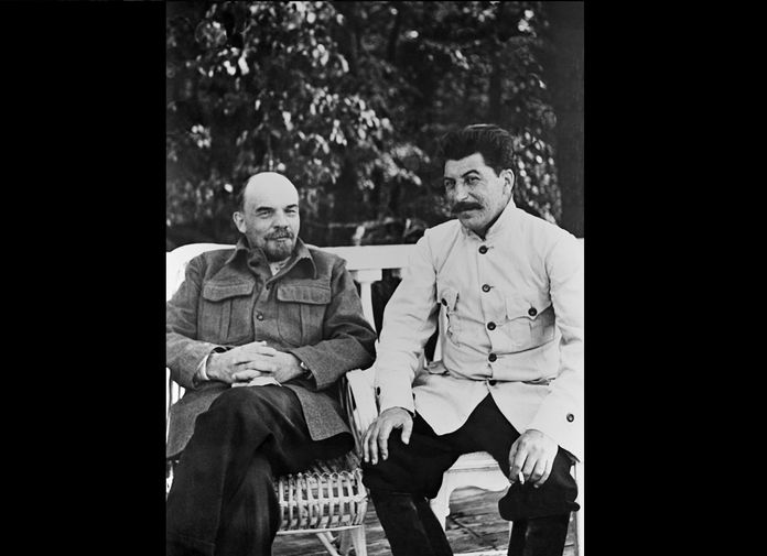 Владимир Ленин и Иосиф Сталин в Горках